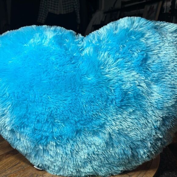 Way to Celebrate Mother’s Day Plush Blue Heart Shaped Decorative Pillow Mama B - Picture 8 of 8